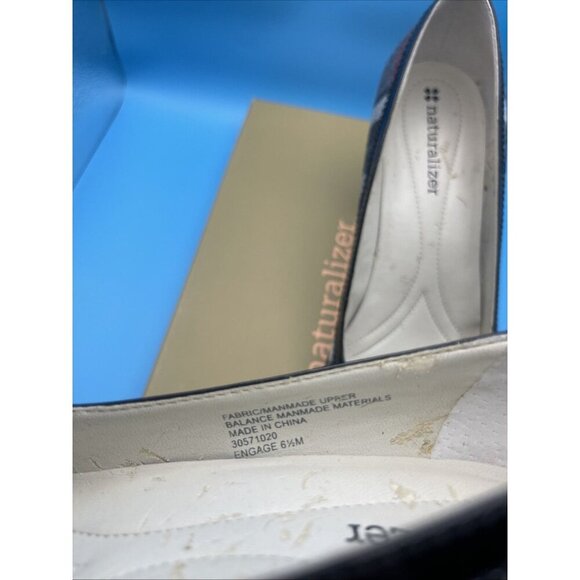 Naturalizer‎ Women’s Heel Shoes 6.5 Engage GRY PLD BLK PA M - Picture 4 of 12